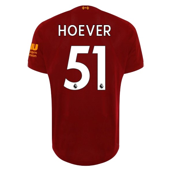 Camiseta Liverpool NO.51 Hoever Primera equipación 2019-2020 Rojo